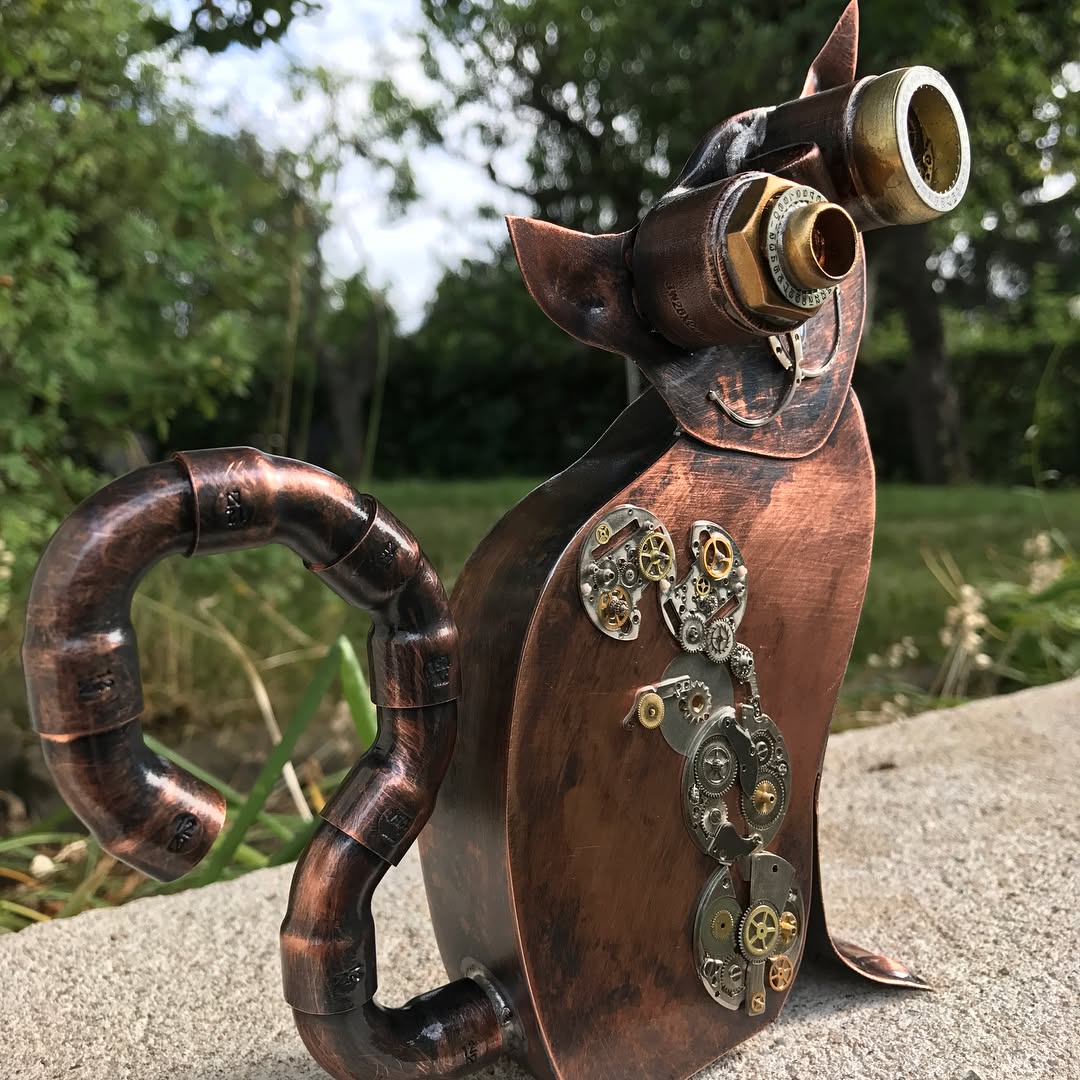 garden metal art handmade outdoor sculpture